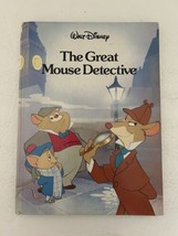 Walt Disney The Great Mouse Detective Vintage 1987 Collectible Large Book - £23.13 GBP