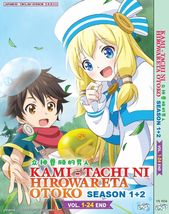 DVD Anime Kami-Tachi Ni Hirowareta Otoko Sea 1+2 (Vol. 1-24 End) English Dubbed - £58.65 GBP