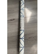 Serena &amp; Lily Geometric Wallpaper in Blue and White Denim  Feather NEW - €27,15 EUR