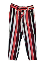 NEW Express Womens Ankle High Rise Business Pants Striped Size 10R - $40.00