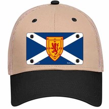 Scotland St Andrews Flag Novelty Khaki Mesh License Plate Hat - £22.74 GBP