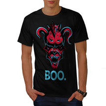 Wellcoda Boo Scary Funny Mens T-shirt, Satanic Graphic Design Printed Tee - £14.62 GBP+