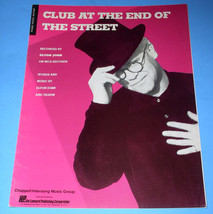 Elton John Sheet Music Vintage 1989 Club At The End Of The Street - £18.11 GBP