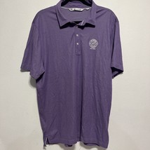 Travis Matthew Golf Polo Shirt X-Large Purple Mens Big Brother Big Sister - £12.13 GBP