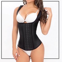 Fajas Colombianas Chaleco Cinturilla Deportivo Latex 3 hooks Waist Thin Fit FAJA - £57.54 GBP