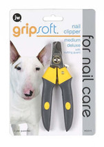 JW Pet Deluxe Dog Nail Clipper Grey/Yellow 1ea/MD - £12.61 GBP