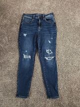 Maurices High Rise Skinny Jeans Womans Sz Small Short Distressed Stretch... - $29.70