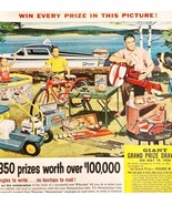 1958 Wheaties Cereal General Mills Advertisement Sweepstakes Prizes DWII22 - $41.18 CAD