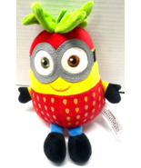 Despicable Me Strawberry As Bob Minion Plush 8” Universal - $363.21 MXN