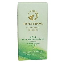 Holifrog Halo AHA + BHA Evening Serum Resurface and Reveal EXP 9/27 1oz/... - $17.75