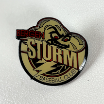 Bergen Storm Baseball Club Pinback Button Vintage Enamel Lapel Pin Littl... - $11.39
