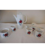 Vintage MCM Rosenthal Thomas Germany China Coffee Pot, Cups, Creamer, an... - $87.20