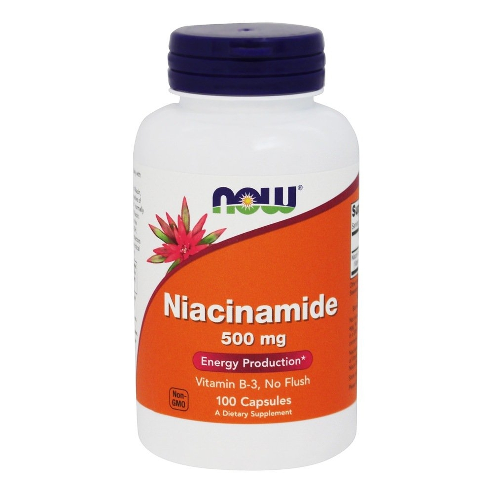 NOW Foods Niacinamide (B3) 500 mg., 100 Capsules - $10.25