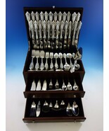 Grande Baroque by Wallace Sterling Silver Flatware Set 24 Dinner Service... - $290,948.65 MXN