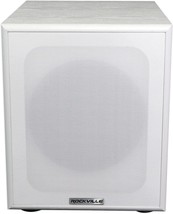 Rockville Rock Shaker 8&quot; Inch White 400W Powered Home Theater Subwoofer ... - $155.94