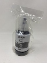 NEW SEALED Epson 502 Black Ink Bottle Genuine for ECO-TANK Printers Exp ... - $19.79