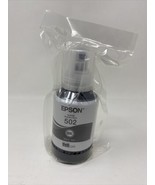 NEW SEALED Epson 502 Black Ink Bottle Genuine for ECO-TANK Printers Exp ... - £15.63 GBP