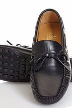 New Valentino Garavani Black Leather Driving/Boat Shoes - Msrp $795.00 - £281.45 GBP