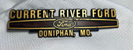 Vtg Current River Doniphan ,MO. Ford Wood Grain Plastic Car Auto Vehicle Emblem - $29.95