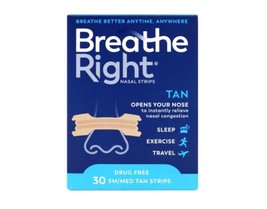 Breathe Right Nasal Strips Original Tan Small/Medium, 30 Count - $204.08 MXN