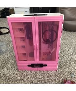 Barbie Fashionista Ultimate Closet Hot Pink Portable Carry Case Storage ... - $10.39