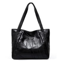 Fashion Trend Soft PU Leather  Tote Messenger Bag Women Handbag Genuine Leather  - £27.17 GBP