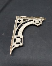 Antique 1878 Eastlake Single Cast Iron Shelf Bracket Architectural Salvage  - £16.67 GBP