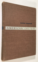 1957 book AMERICAN CULTURE by Graham, Protestants, Catholics, Jews, caste, race - £48.37 GBP