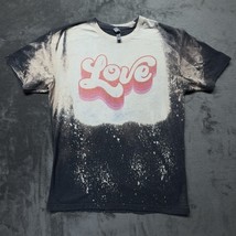Retro Bleached Love T Shirt L Men’s Women’s Unisex - $27.00
