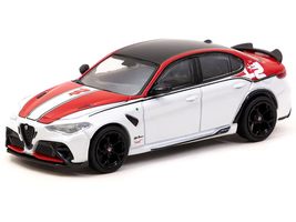 Tarmac Works Giulia GTA White and Red with Black Top Global64 Series 1/6... - $24.49