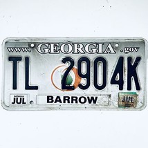 United States Georgia Barrow County Passenger License Plate TL 2904K - $16.82
