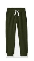 Southpole Little Boys' Active Basic Jogger Fleece Pants, Olive, Small/4 - $11.99