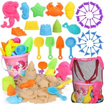 Beach Sand Toys For Kids Beach Toys For Kids 3-10, Toddler Sandbox Toys With Bea - £28.95 GBP