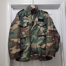 VTG Golden Military Cold Weather Field Jacket Camo 8415-01-099-7834 Sz M... - £39.45 GBP