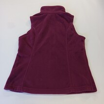 Columbia Sportswear WL1023 Women's Red Full Zip Fleece Benton Springs Vest Sz M image 15