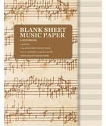 Blank Sheet Music Paper Wholesale (10 books) 1000+ sheets - £43.64 GBP