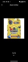 Hasbro Sorry! Diced Game - Fast &amp;  Portable Ready, Set, Roll 2 To 4 Players - £10.31 GBP