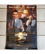 Vintage 1999 Analyze This 40x27&quot; Movie Theater Poster Original Man Cave - £17.30 GBP