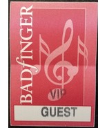 BADFINGER - VINTAGE ORIGINAL REUNION TOUR CLOTH CONCERT TOUR BACKSTAGE PASS - $187.45 MXN