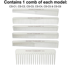 Olivia Garden CarboSilk Professional Combs for Precision Cuts & Styling (CS-CP1) image 4