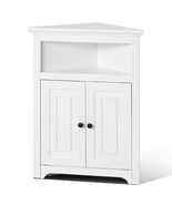 VEVOR 32&quot; Corner Storage Cabinet, 3 Tiers Small Storage Cabinet with 2 W... - $2,761.37 MXN