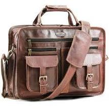 The Timeless Emissary Messenger Laptop Leather Bag - $135.00