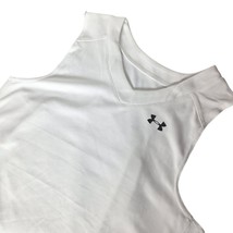 Under Armour Women&#39;s Tempo Stock Racerback Lacrosse Jersey Size Large White - $15.25