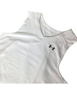 Under Armour Women&#39;s Tempo Stock Racerback Lacrosse Jersey Size Large White - $15.25