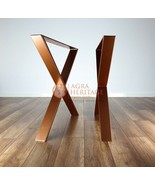 Metal steel table legs pied de table industriel, feet legs for table X s... - £407.94 GBP+