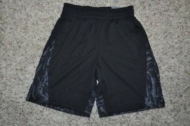 Basketball Shorts Athletic Tek Gear Black Active Mesh Pull On Boys-size 8 - $8.91
