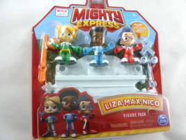 MIGHTY EXPRESS Figures LIZA MAX NICO Netflix 3 FIGURE PACK Train Show To... - $4.94