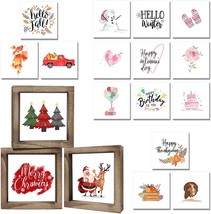 Christmas Decorations Farmhouse Christmas Home Decor Merry Christmas Signs 36 - £30.67 GBP