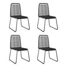  Dining Chair Set of 4 Black - $5,643.33 MXN