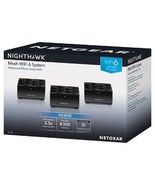 NIB NETGEAR – Nighthawk AX3000 (MK73S) WIFI 6 Mesh System, 3PK Router&amp;2S... - $274.37 CAD